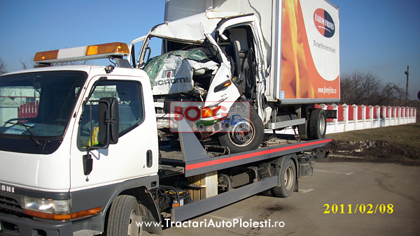 Iveco Avariat Pe Platforma